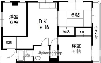 第8豊マンション 508｜兵庫県伊丹市南野６丁目(賃貸マンション3DK・4階・62.70㎡)の写真 その2