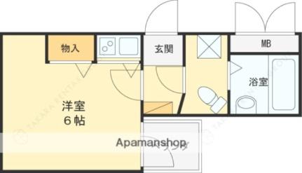 ベル今津大東町 302｜兵庫県西宮市今津大東町(賃貸マンション1R・3階・18.00㎡)の写真 その2