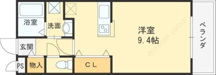 ルカ・イエーム　IV 101号室｜兵庫県西宮市大畑町(賃貸アパート1R・1階・30.39㎡)の写真 その2