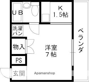 大阪府東大阪市友井３丁目(賃貸マンション1R・3階・20.00㎡)の写真 その2