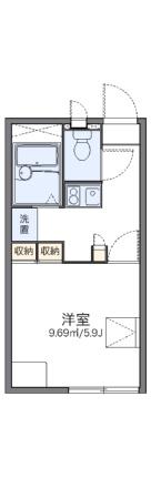 レオパレスパレス猪名寺 204｜兵庫県尼崎市猪名寺１丁目(賃貸アパート1K・2階・20.28㎡)の写真 その2