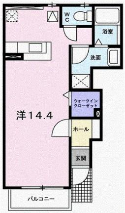 スイート　ガーデンI 102｜兵庫県姫路市白浜町宇佐崎北３丁目(賃貸アパート1R・1階・35.98㎡)の写真 その2