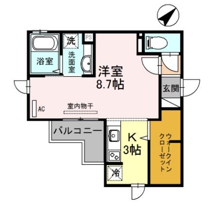 Ｄｒｅａｍ曽根駅前 301 ｜ 兵庫県高砂市阿弥陀１丁目（賃貸アパート1R・3階・32.59㎡） その2