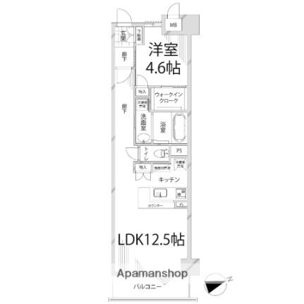 キャッスルコート岩端 703｜兵庫県姫路市岩端町(賃貸マンション1LDK・7階・46.36㎡)の写真 その2