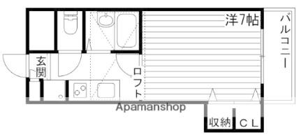 ジュネス神屋町 705｜兵庫県姫路市神屋町２丁目(賃貸マンション1K・7階・22.71㎡)の写真 その2