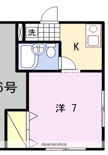 コーポ西中島 105｜兵庫県姫路市西中島(賃貸アパート1K・1階・21.26㎡)の写真 その2