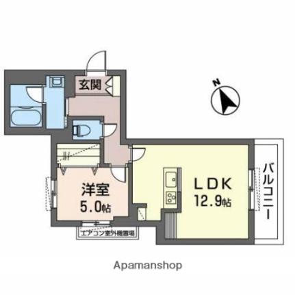 ル　ソレイユ 303｜兵庫県姫路市北条口４丁目(賃貸マンション1LDK・3階・47.86㎡)の写真 その2