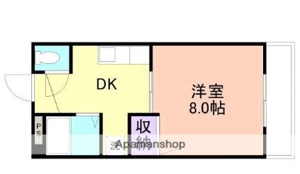 ハナノマンション 307｜和歌山県和歌山市狐島(賃貸マンション1K・3階・25.38㎡)の写真 その2
