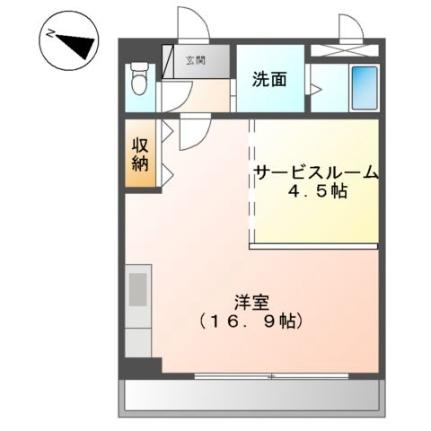 コンフォース21 310｜和歌山県和歌山市田尻(賃貸マンション1LDK・3階・45.63㎡)の写真 その2