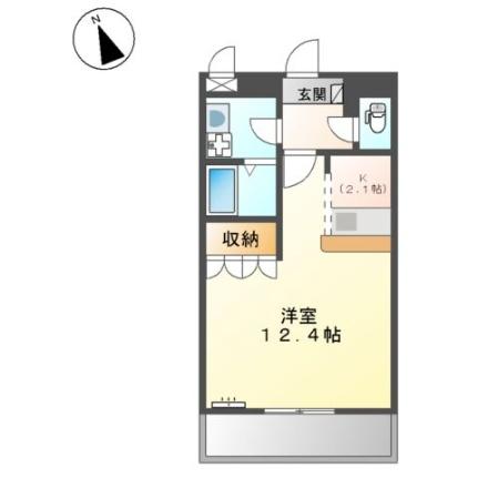 ヴェニール紀ノ川 106 ｜ 和歌山県和歌山市園部（賃貸アパート1R・1階・36.00㎡） その2