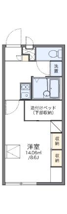 レオパレスフローラル 106｜和歌山県和歌山市向(賃貸アパート1K・1階・23.18㎡)の写真 その2