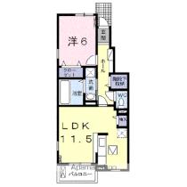 和歌山県和歌山市和歌浦東２丁目（賃貸アパート1LDK・1階・43.14㎡） その2