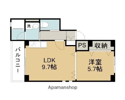 ブルーナ南吉方 401｜鳥取県鳥取市南吉方１丁目(賃貸マンション1LDK・4階・41.71㎡)の写真 その2