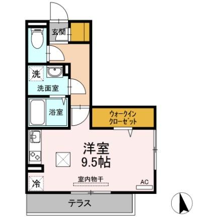 ハーベスト 101｜鳥取県鳥取市中町(賃貸アパート1R・1階・30.35㎡)の写真 その2