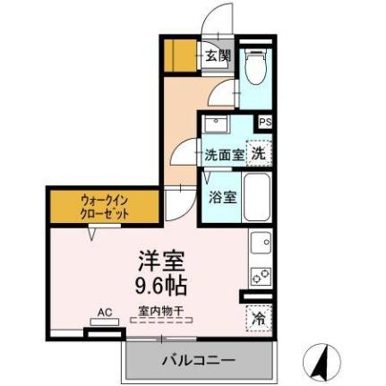 富士マンションII 306 ｜ 鳥取県鳥取市布勢（賃貸アパート1R・3階・30.35㎡） その2