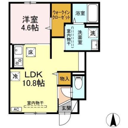 リーシア 101｜鳥取県鳥取市西品治(賃貸アパート1LDK・1階・39.45㎡)の写真 その2