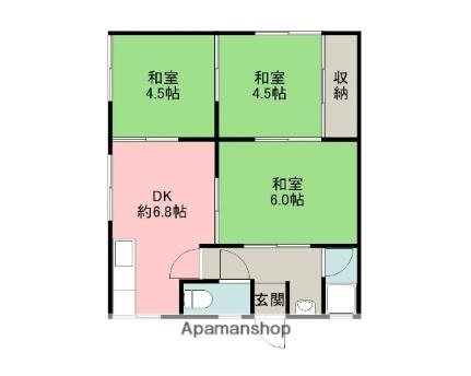 前田マンション 1F｜鳥取県鳥取市寺町(賃貸アパート3DK・1階・42.78㎡)の写真 その2