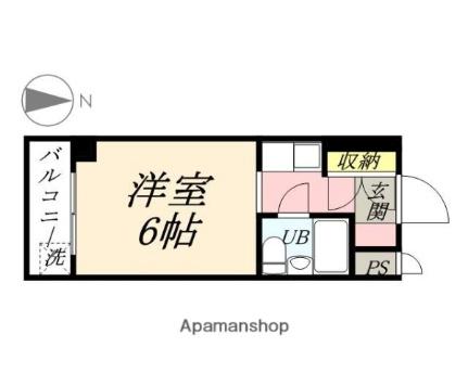 アルファ富田町 501 ｜ 岡山県岡山市北区富田町１丁目（賃貸マンション1R・5階・22.23㎡） その2