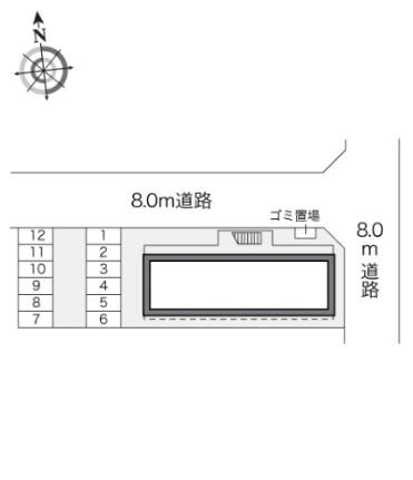 レオパレス川北 106｜岡山県岡山市北区北長瀬表町２丁目(賃貸アパート1K・1階・22.35㎡)の写真 その19