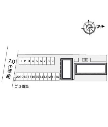 レオパレスＳＡＳＡＧＡＳＥ2 209｜岡山県岡山市南区当新田(賃貸アパート1K・2階・20.28㎡)の写真 その15