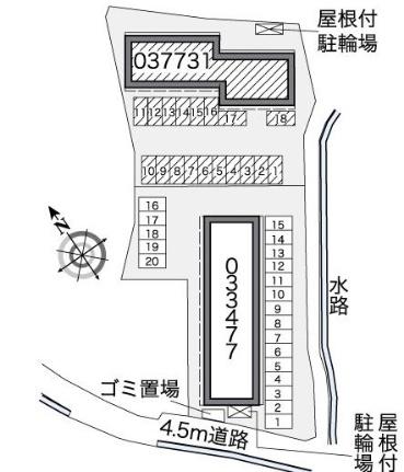 レオパレスアステカ 204｜岡山県岡山市北区高松(賃貸アパート1K・2階・28.02㎡)の写真 その16