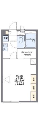 レオパレス福岡Ａ 107｜岡山県瀬戸内市長船町福岡(賃貸アパート1K・1階・26.49㎡)の写真 その2