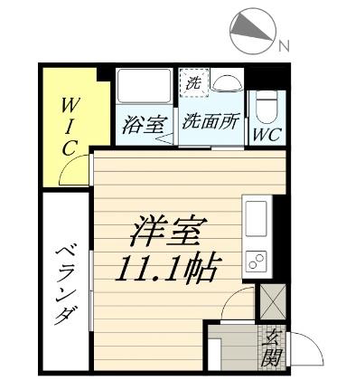 パルティール 102｜岡山県岡山市北区柳町１丁目(賃貸マンション1R・1階・33.31㎡)の写真 その2