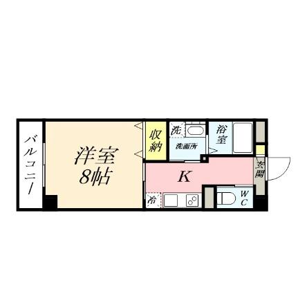 グラン　ソート　柳町 705｜岡山県岡山市北区柳町２丁目(賃貸マンション1K・7階・30.60㎡)の写真 その2