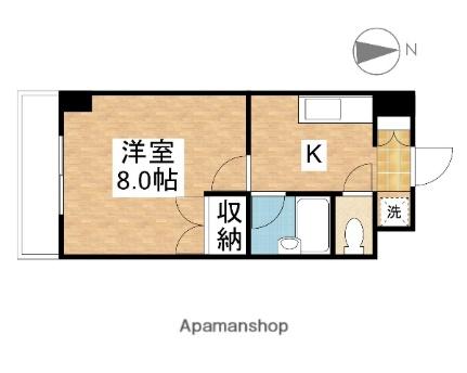 ラグゼ 305 ｜ 岡山県岡山市北区伊島町２丁目（賃貸マンション1K・3階・24.51㎡） その2