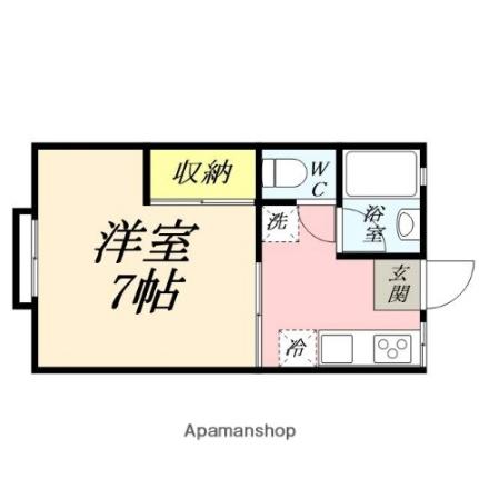 豊成サンコーポ 202｜岡山県岡山市南区豊成１丁目(賃貸アパート1K・2階・23.18㎡)の写真 その2