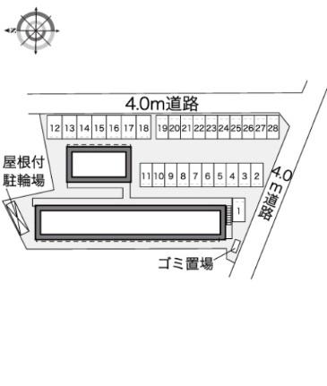 レオパレスジェイ新福 208｜岡山県岡山市南区新福１丁目(賃貸アパート1K・2階・20.28㎡)の写真 その19