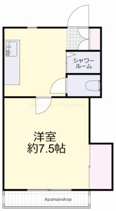 ナーズ　北 207 ｜ 岡山県岡山市北区青江３丁目（賃貸マンション1K・2階・22.00㎡） その2