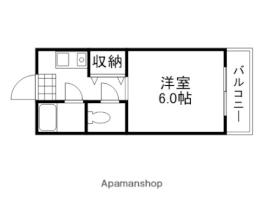 カレッジハイツ岡山 311 ｜ 岡山県岡山市北区津倉町２丁目（賃貸マンション1K・3階・19.00㎡） その2