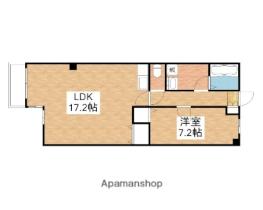 岡山県岡山市北区富田町１丁目（賃貸マンション1LDK・2階・55.20㎡） その2