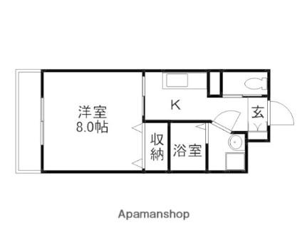 ハアラン一ノ宮 ｜岡山県岡山市北区一宮(賃貸マンション1K・3階・27.95㎡)の写真 その2