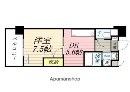 岡山県岡山市北区野田１丁目(賃貸マンション1DK・2階・29.70㎡)の写真 その2