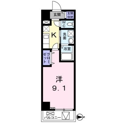 プラステ東島田 603｜岡山県岡山市北区東島田町２丁目(賃貸マンション1K・6階・29.45㎡)の写真 その2