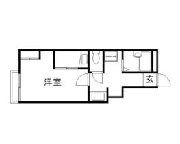 レオパレスグリーンウッド 106 ｜ 岡山県岡山市南区新保（賃貸アパート1K・1階・23.74㎡） その2