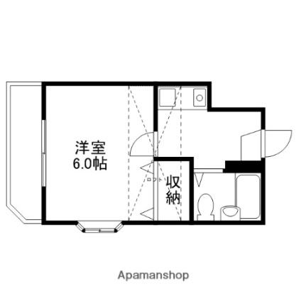 岡山県岡山市北区中仙道２丁目(賃貸アパート1K・1階・17.77㎡)の写真 その2