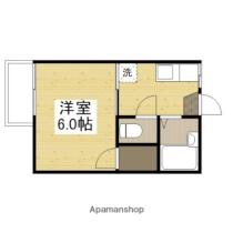 トピア国富　けやき通り 205 ｜ 岡山県岡山市中区国富（賃貸アパート1K・2階・19.87㎡） その2