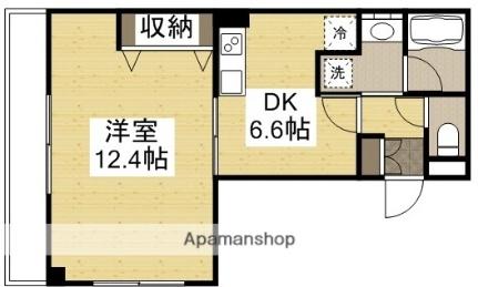 マルカツ新保 403｜岡山県岡山市南区新保(賃貸マンション1DK・4階・40.24㎡)の写真 その2