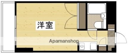 アルファ大供 502｜岡山県岡山市北区大供２丁目(賃貸マンション1R・5階・23.46㎡)の写真 その2