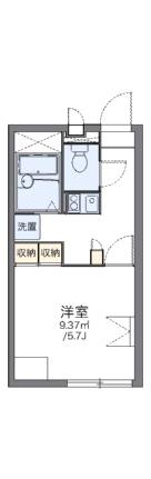 レオパレスパル北方I 112｜岡山県岡山市北区北方１丁目(賃貸アパート1K・1階・20.28㎡)の写真 その2