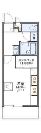 レオパレスカサ　エスペランサ 305｜岡山県岡山市北区花尻あかね町(賃貸マンション1K・3階・23.18㎡)の写真 その2