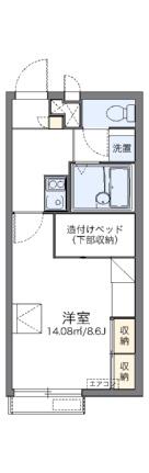 レオパレスルピナス高柳東町 202｜岡山県岡山市北区高柳東町(賃貸アパート1K・2階・23.18㎡)の写真 その2