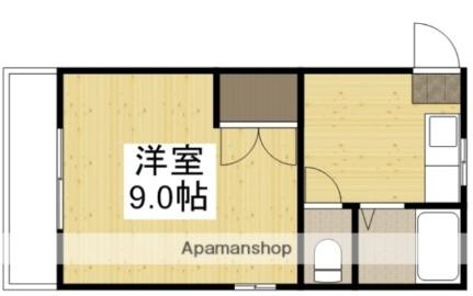 リトルハイム花尻58号館 241｜岡山県岡山市北区東花尻(賃貸マンション1K・4階・24.49㎡)の写真 その2