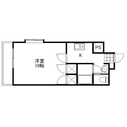 恒和レジデンス 603号室｜岡山県岡山市北区東古松２丁目(賃貸マンション1K・6階・29.81㎡)の写真 その2