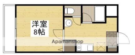 岡山県岡山市北区田町１丁目(賃貸マンション1K・5階・26.64㎡)の写真 その2