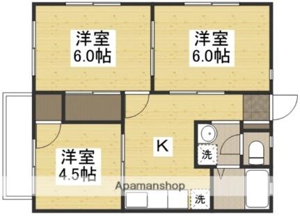 岡山県岡山市南区芳泉４丁目(賃貸アパート3K・2階・46.37㎡)の写真 その2