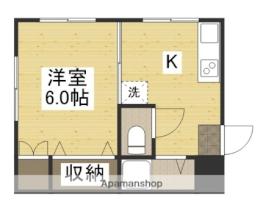 オドウビル 401 ｜ 岡山県岡山市北区伊福町３丁目（賃貸マンション1K・4階・24.52㎡） その2